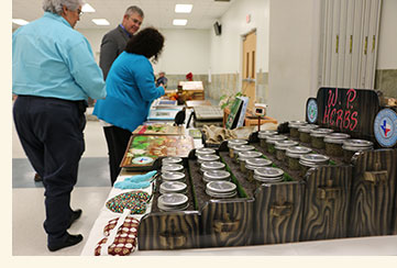 Judges determining winners of the 2015 "Herbs Behind Bars"
