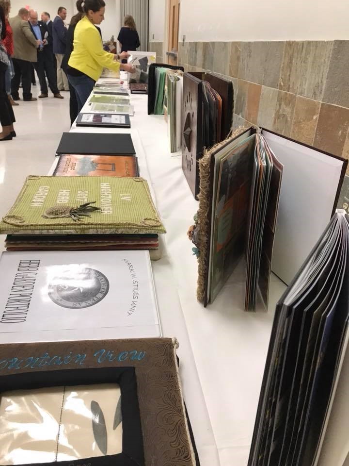 Photo of portfolios created by offenders.